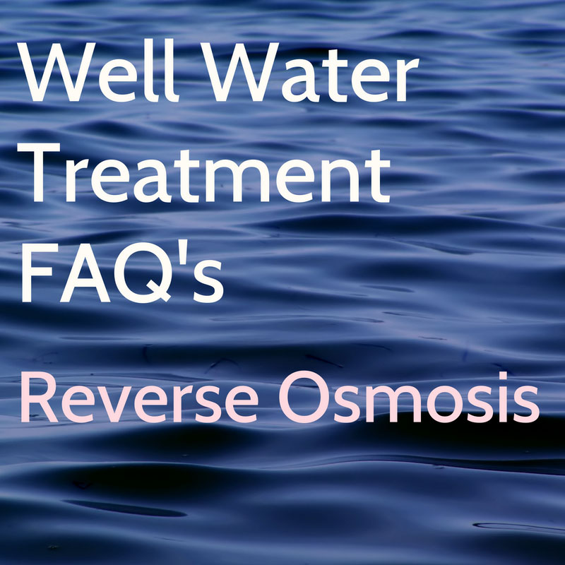 RO water treatment systems treat contamination at the point of use 
