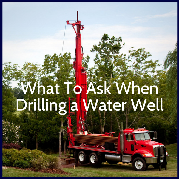 Get answers to questions about water well drilling