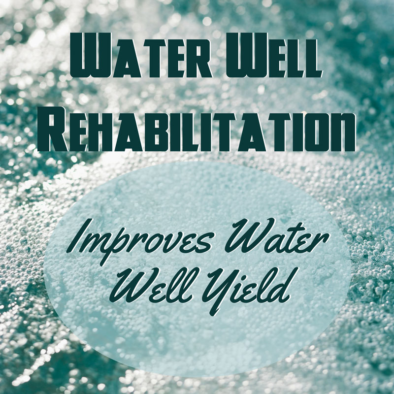 Water Well Rehabilitation improves Water Yield