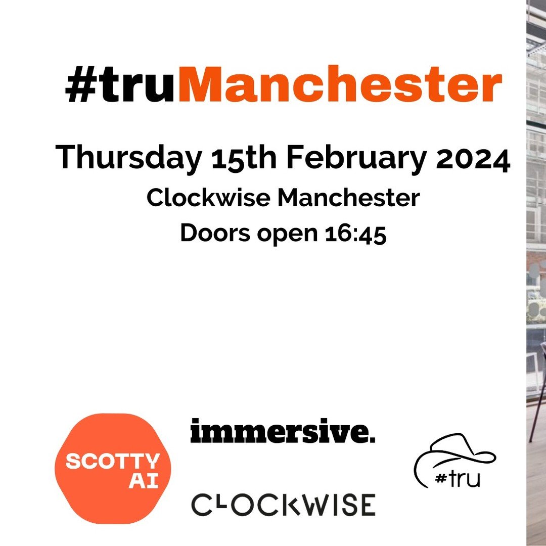 So earlier I posted... 
It's been a while... but I'm hosting #trumanchester again... it would be lovely to see you there...

All was true... but we had to move the date... 
https://eventbrite.com/e/trumanchester-the-talent-acquisition-and-recruitment