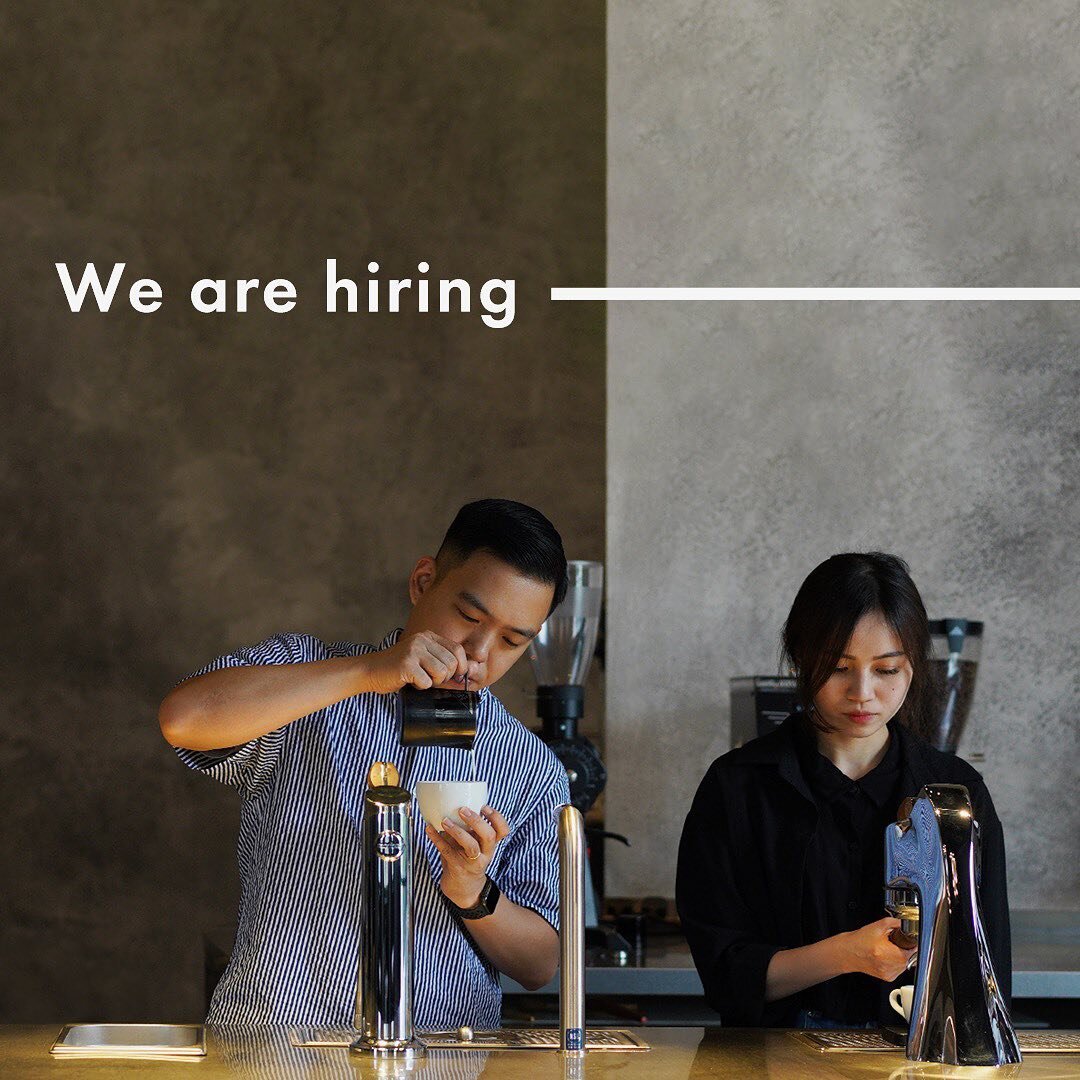 We are looking for passionate, attentive and hospitality-driven individuals to join our team.

Full-time/part-time barista positions available. Singaporeans/PRs are welcomed to apply.

Interested applicants may drop us an enquiry at the career page o