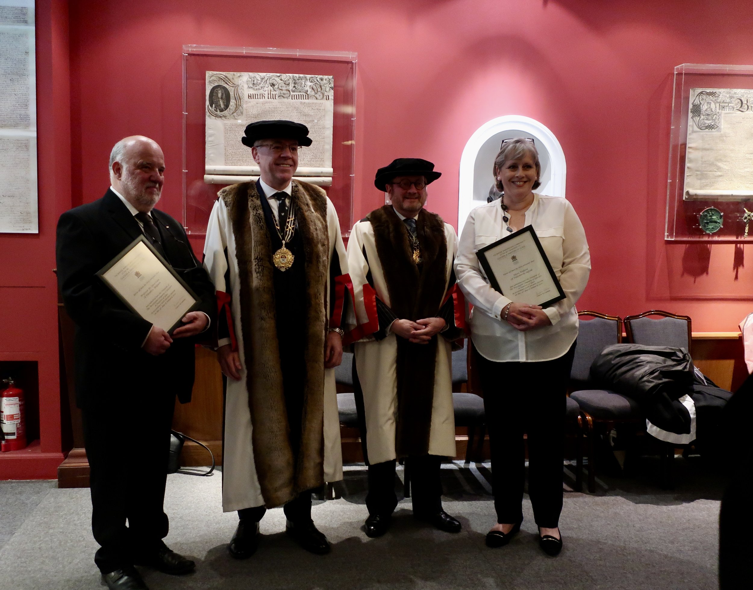 Freeman of the Worshipful Company of Glaziers and Painters of Glass, Londen, 2023