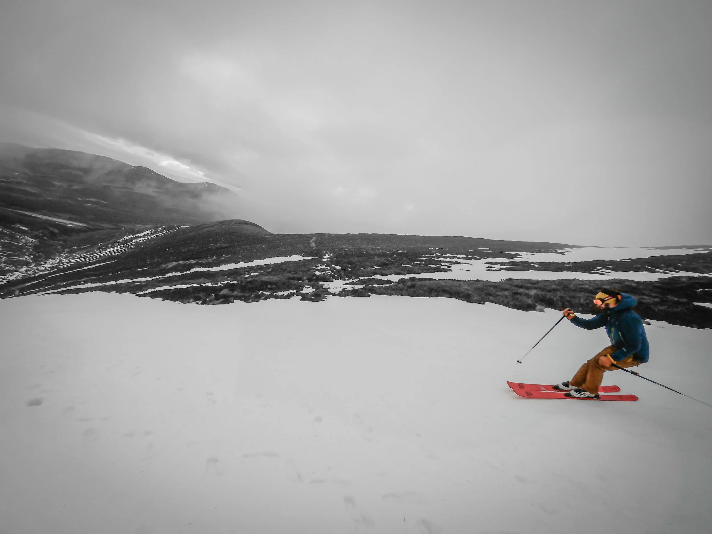 Downhill action