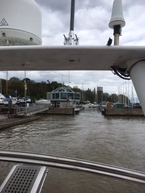 Leaving Shotley bound for adventure