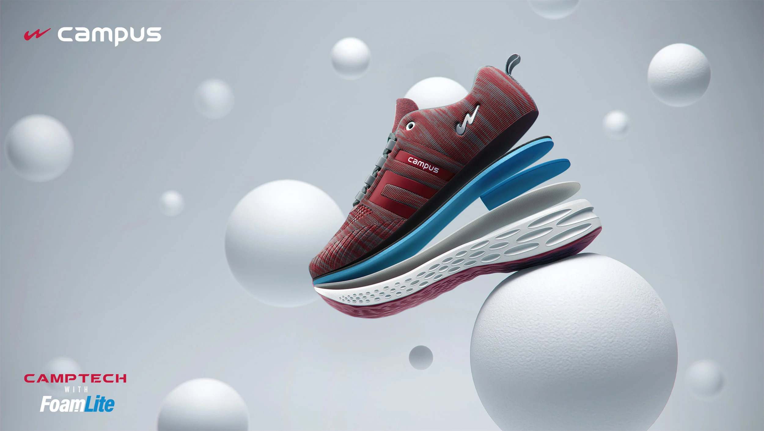 pillow foam campus shoes