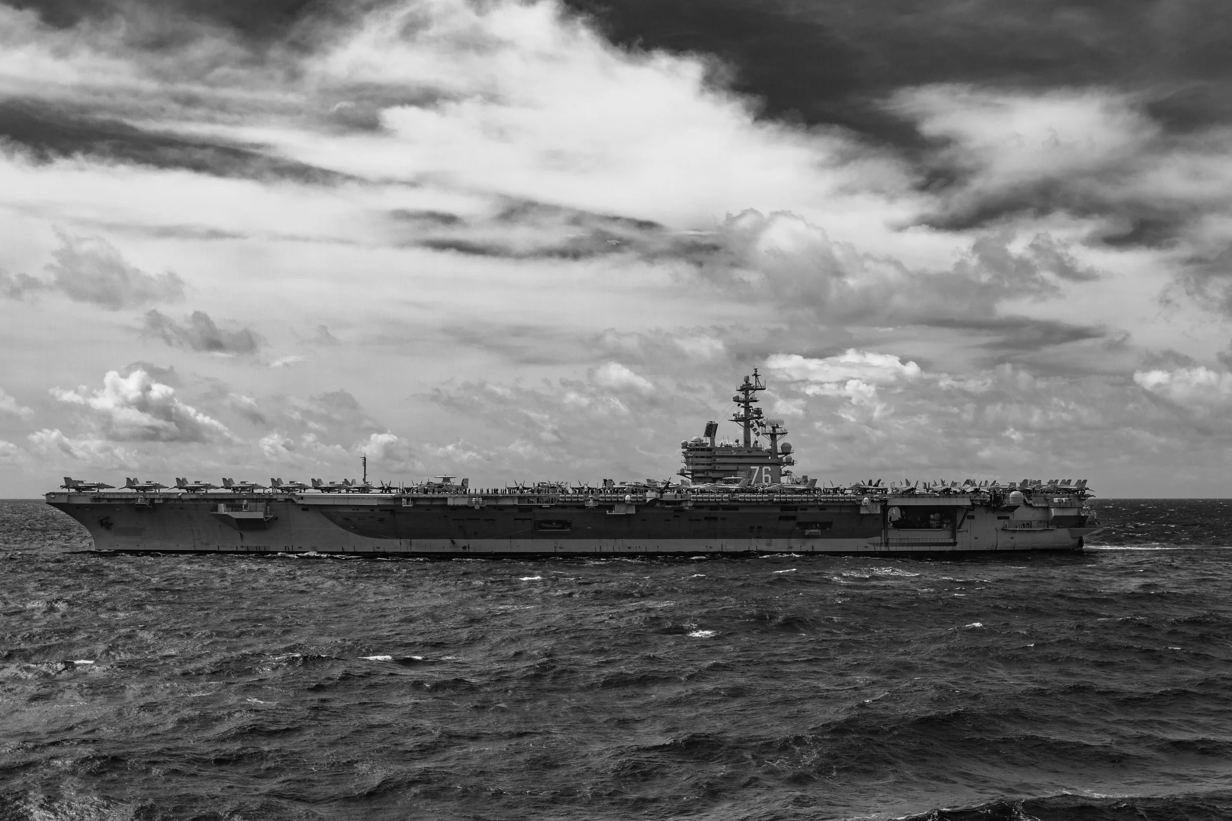 USS Ronald Reagan Underway.