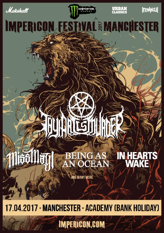 THY ART IS MURDER, MISS MAY I and More Confirmed for IMPERICON FESTIVAL 2017