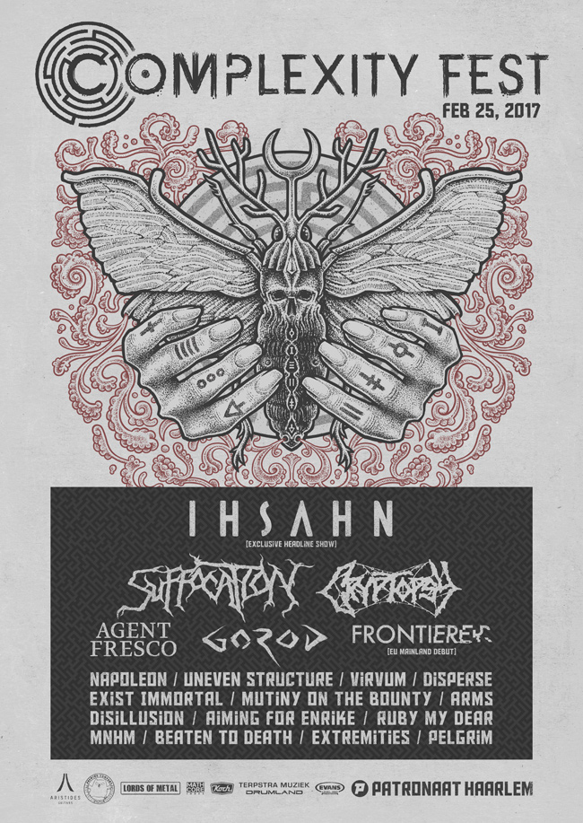 COMPLEXITY FEST 2017 Announces CRYPTOPSY, AGENT FRESCO and many more