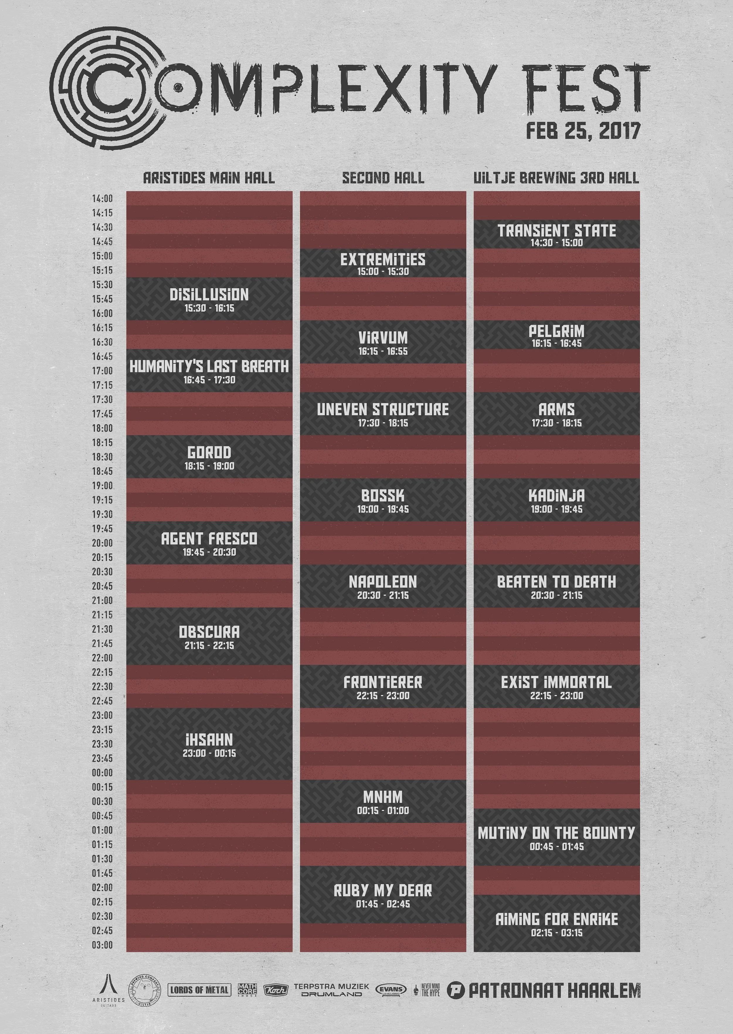 COMPLEXITY FEST Announces Stage Times and Introduces Festival Beer