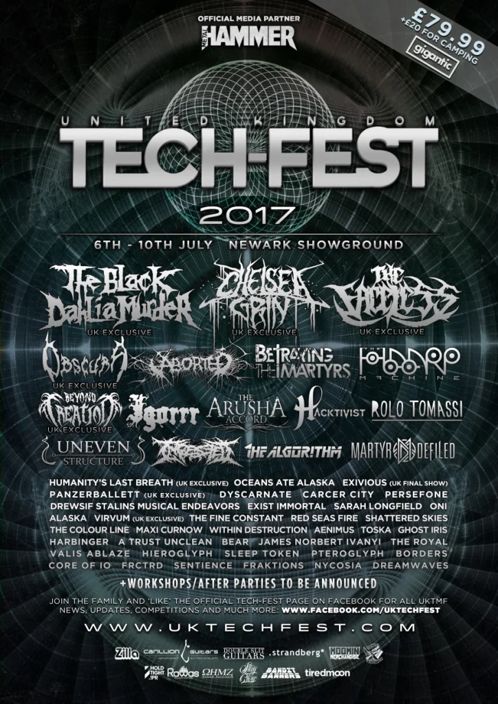 UK TECH-FEST Announces New Wave of Bands for 2017 Festival: Betraying the Martyrs, The Haarp Machine confirmed