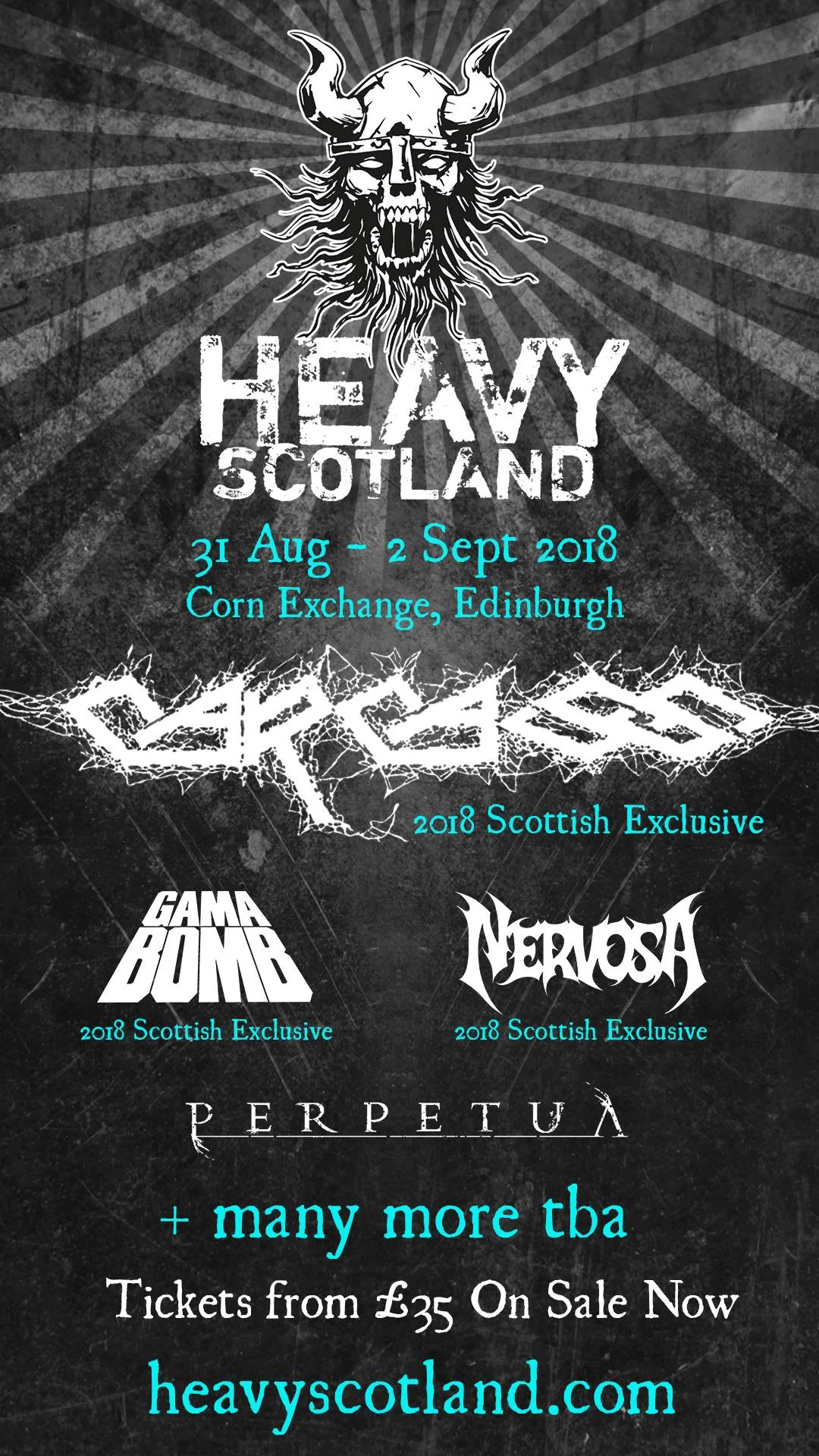 HEAVY SCOTLAND Returns For 2018 Edition: Expanding to Three Days; First Four Bands Announced 