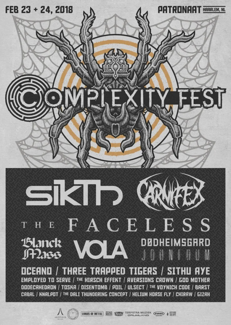 COMPLEXITY FEST announces THE FACELESS, DØDHEIMSGARD, SITHU AYE, and more