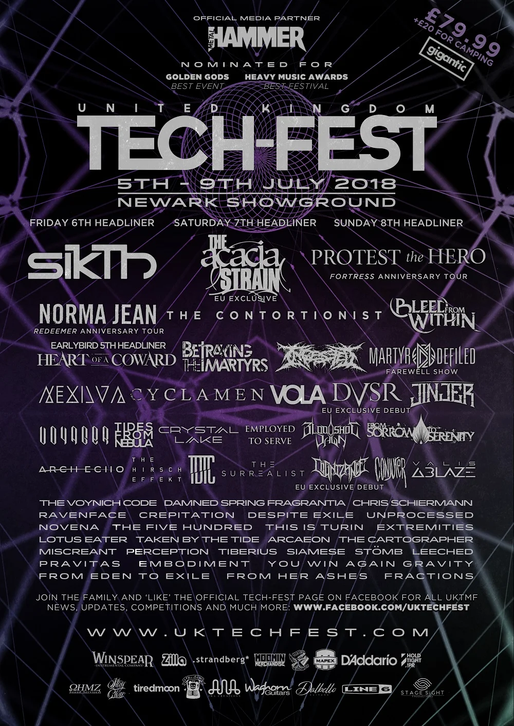 UK TECH-FEST completes line-up with Heart Of A Coward, Employed To Serve, Betraying the Martyrs plus 20 more bands