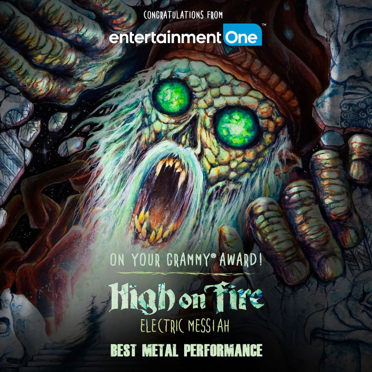 HIGH ON FIRE win Grammy for best metal performance