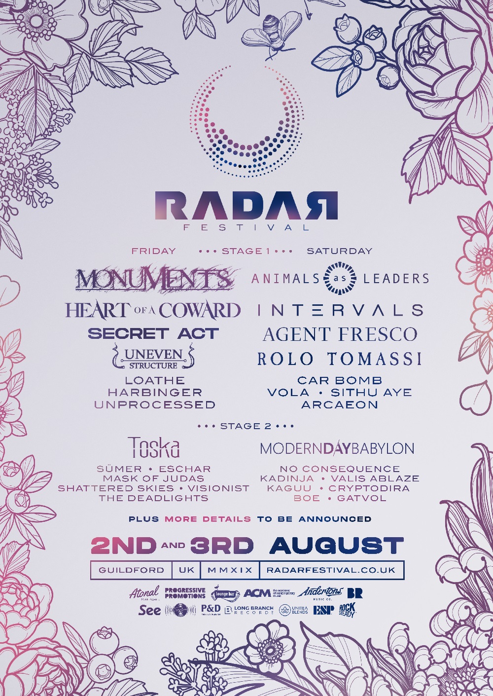 RADAR FESTIVAL announces more bands and day splits