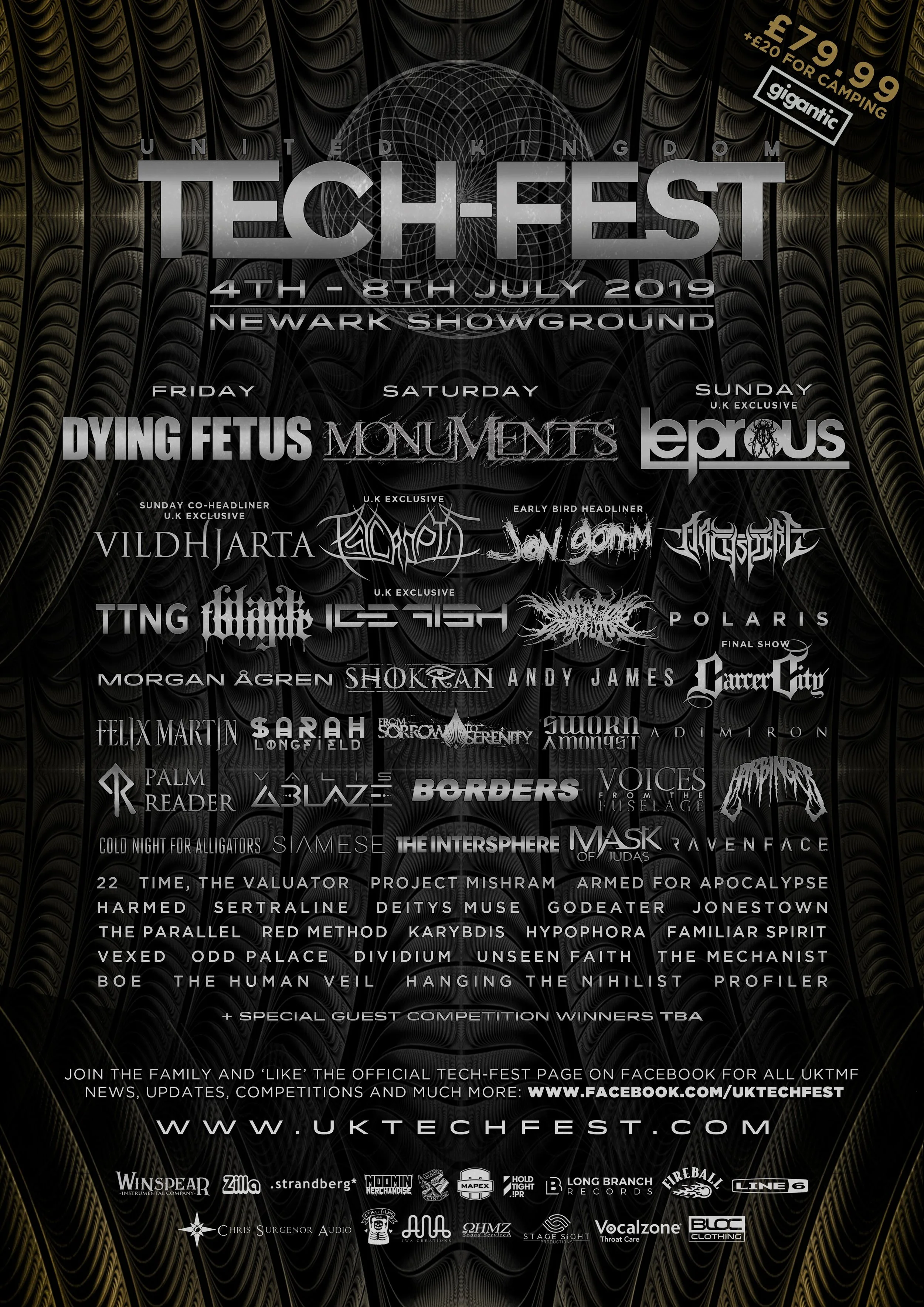  UK TECH-FEST completes its line up with TTNG, Icefish, Annotations Of An Autopsy, Felix Martin and 18 more boundary pushing bands