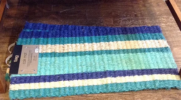Even down to the door mat!