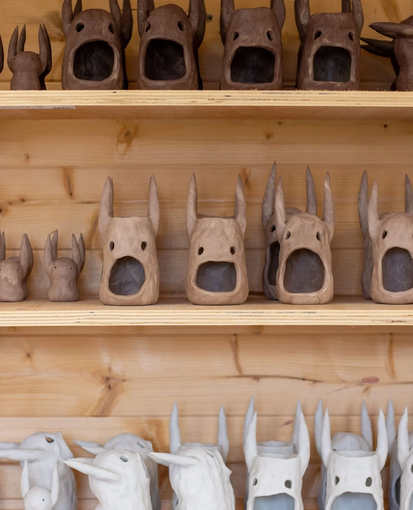 I might have disappeared for a month but I've been hard at work, I promise! I'm hoping this collection will be ready for March so stay tuned!⁠
⁠
#ceramic #sculpture #tableware #stoneware #pottery #homeware #contemporaryceramics #clay #handmadeceramic