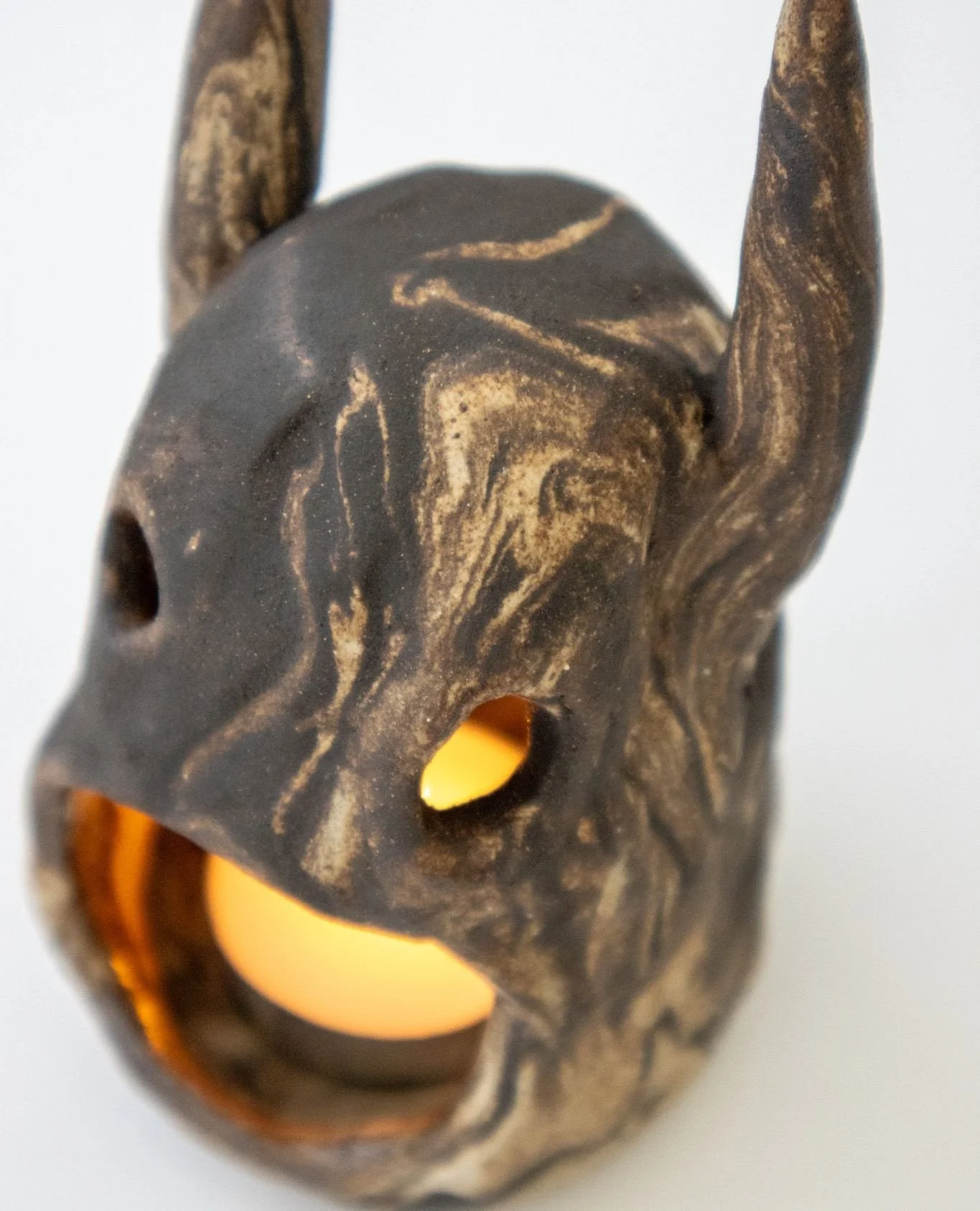 Monster Lanterns are always a favourite. ⁠
⁠
I haven't had any new Naked Monster Lanterns for a while... Late last year, I had a bit of a disastrous incident with the glaze on my last batch (I thought I was using transparent glaze but had mislabelled