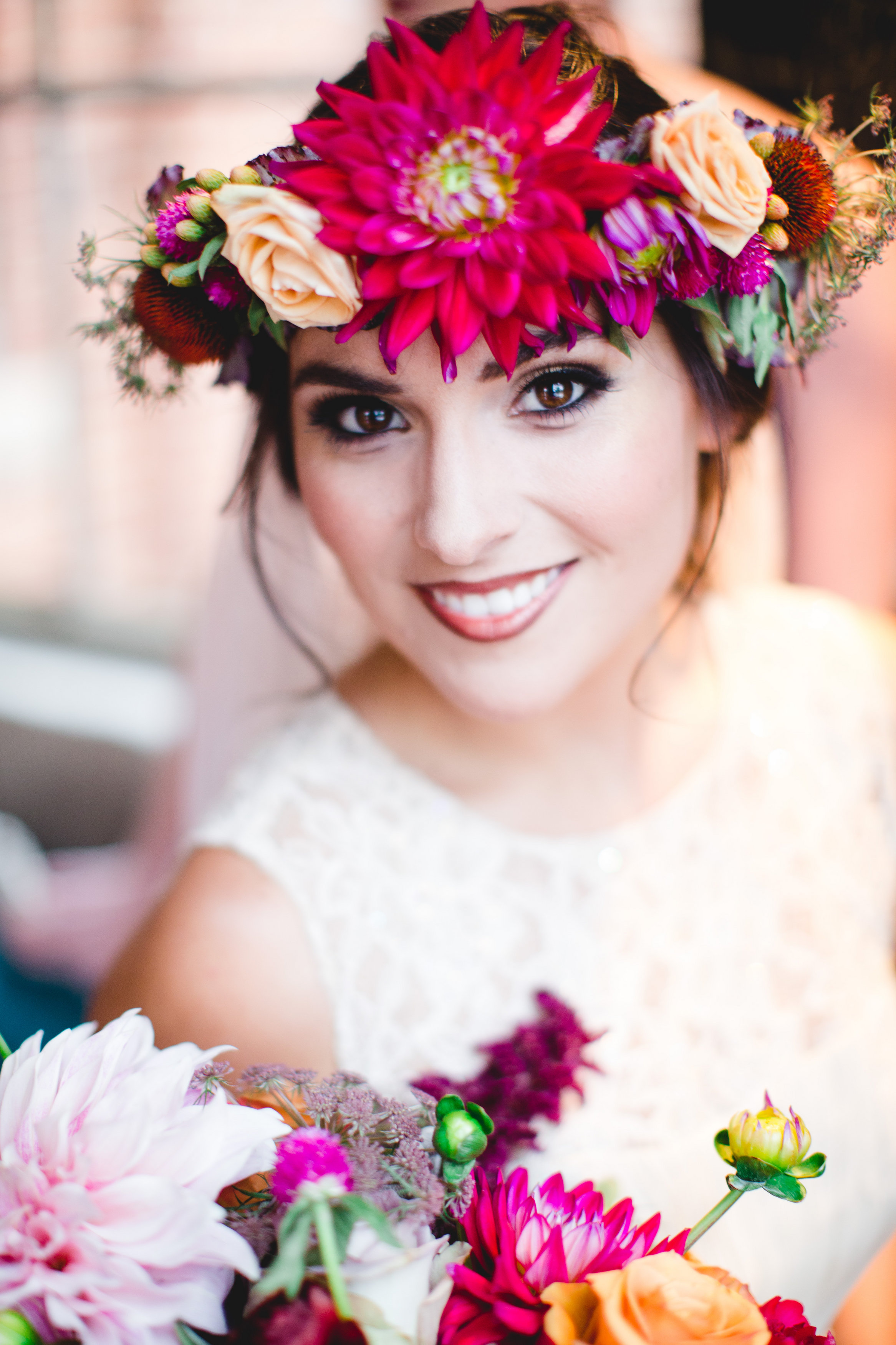 gertiemaesfloral.com | Engine Room Wedding | Gertie Mae's Floral Design Studio | Izzy Hudgins Photography