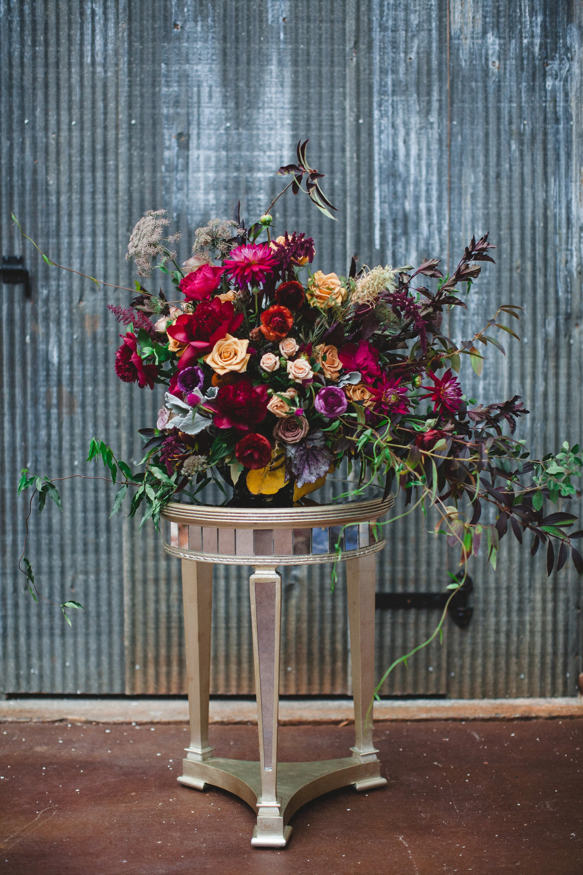gertiemaesfloral.com | Engine Room Wedding | Gertie Mae's Floral Design Studio | Izzy Hudgins Photography