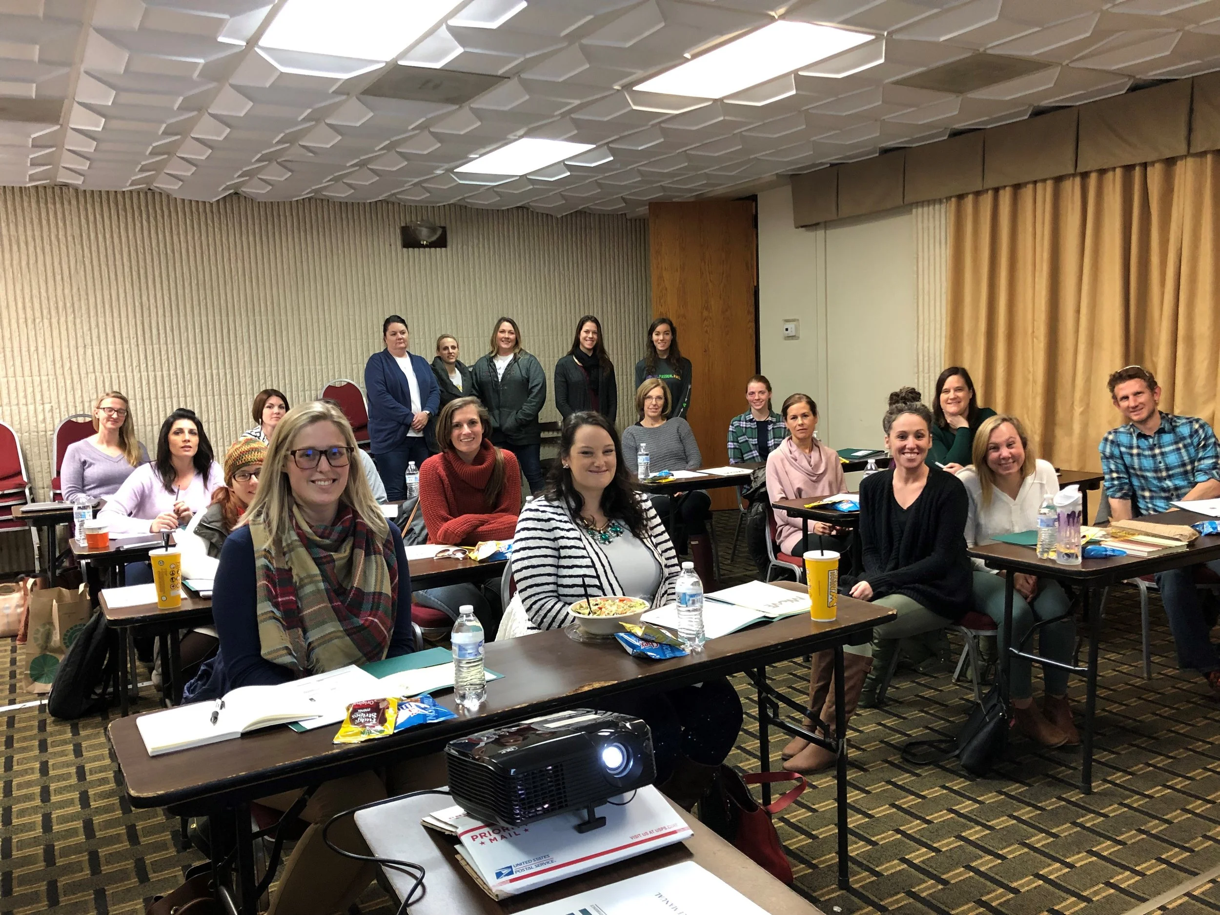 On Dec. 9, 2018 Charlotte, NC was under a winter storm warning. On Dec. 10-11, 2018 all twenty participants braved the weather to attend a MOVE Basic Provider training. These individuals showed true dedication to the students they service by making it to the training. Great group of professionals.