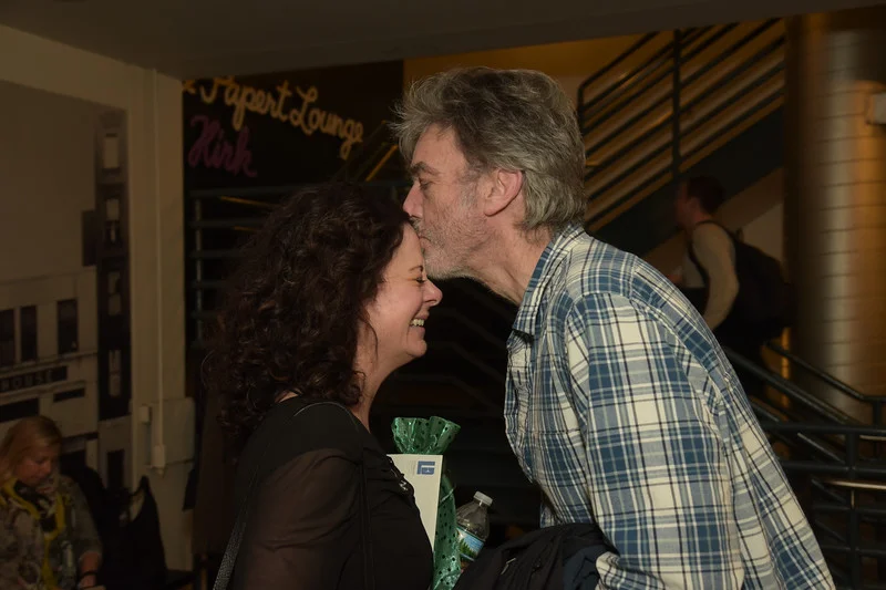 Geraldine Hughes and Marcus Robinson