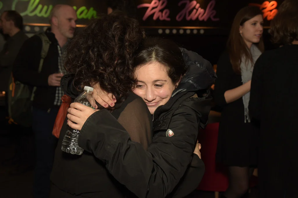 Geraldine Hughes and Lucy DeVito