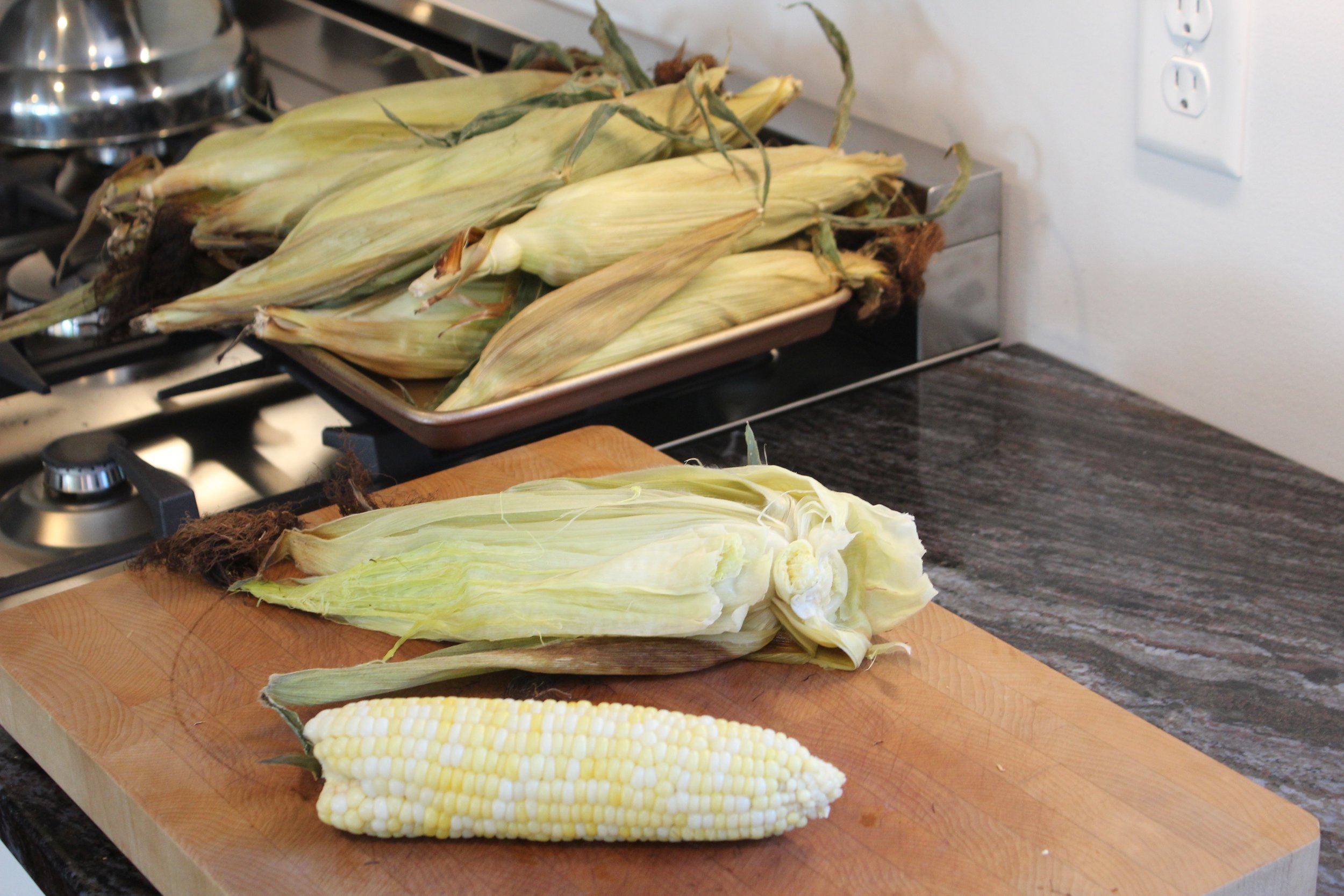 baked corn on the cob