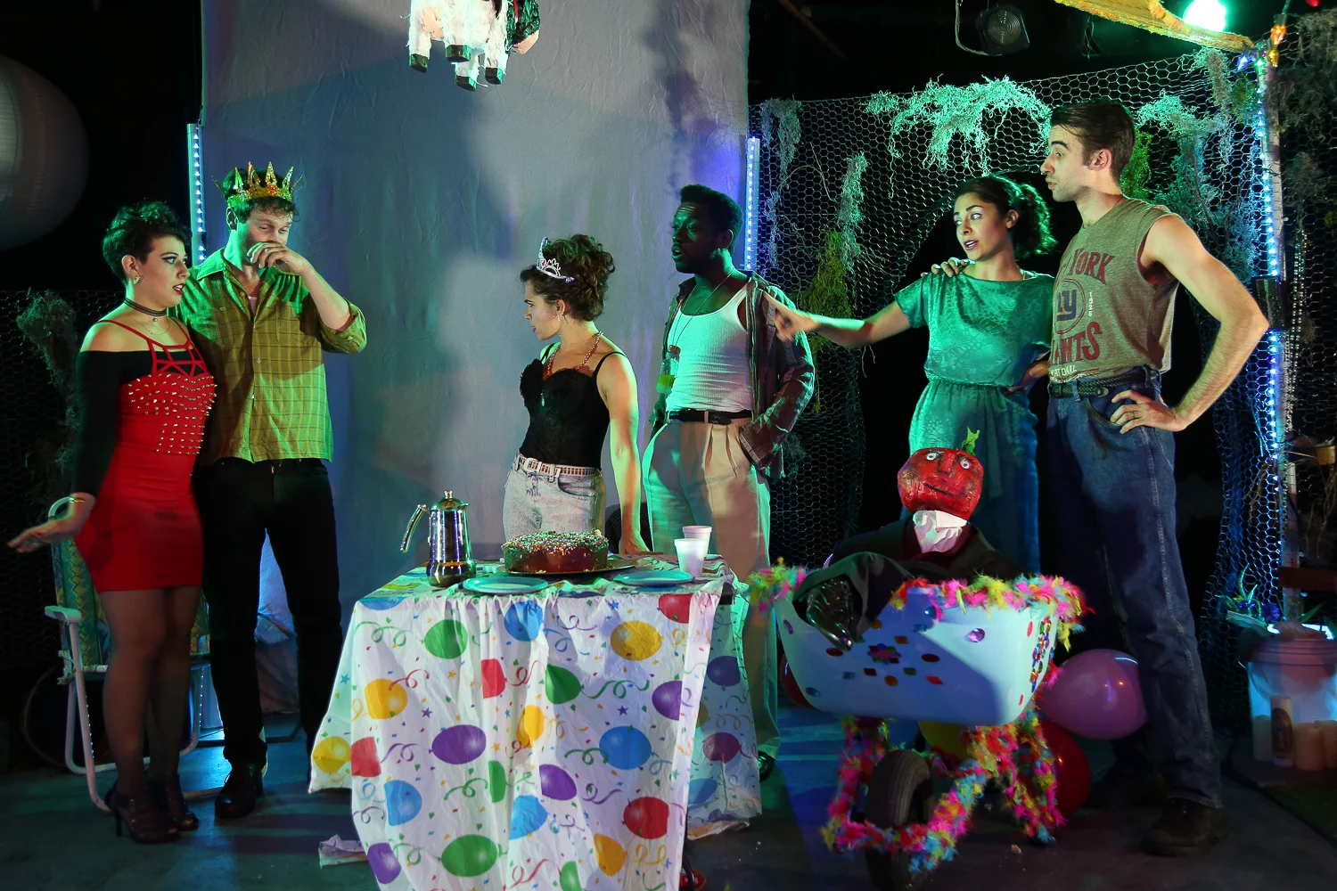 Photo by Bryan Berrios Pictured: Vanessa Koppel , Chris Dunlop, Caitlin Zoz , Chinaza Uche , Nicole Pursell & Nathaniel Peart