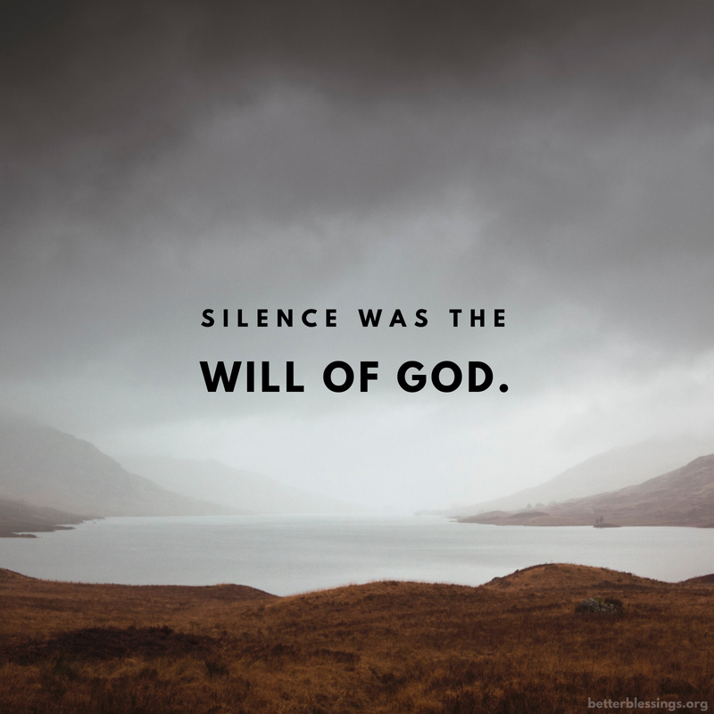 Thank You For Not Speaking Up 