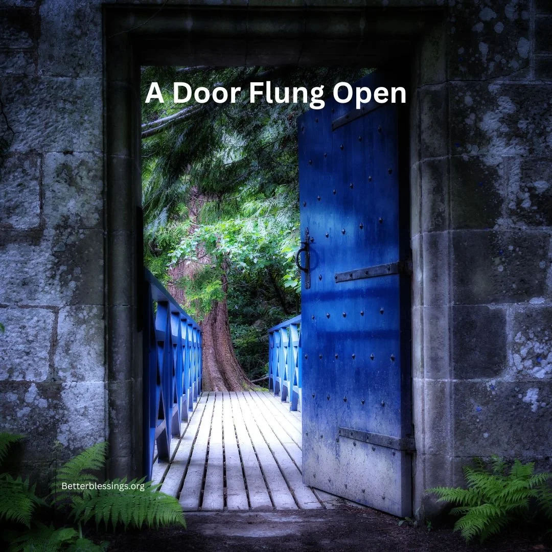 A Door Flung Open