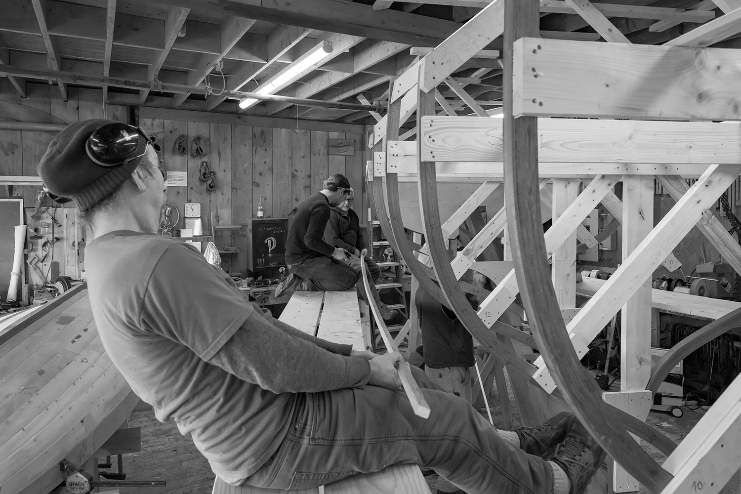 putting the stern, keel, sternpost together. Week 19