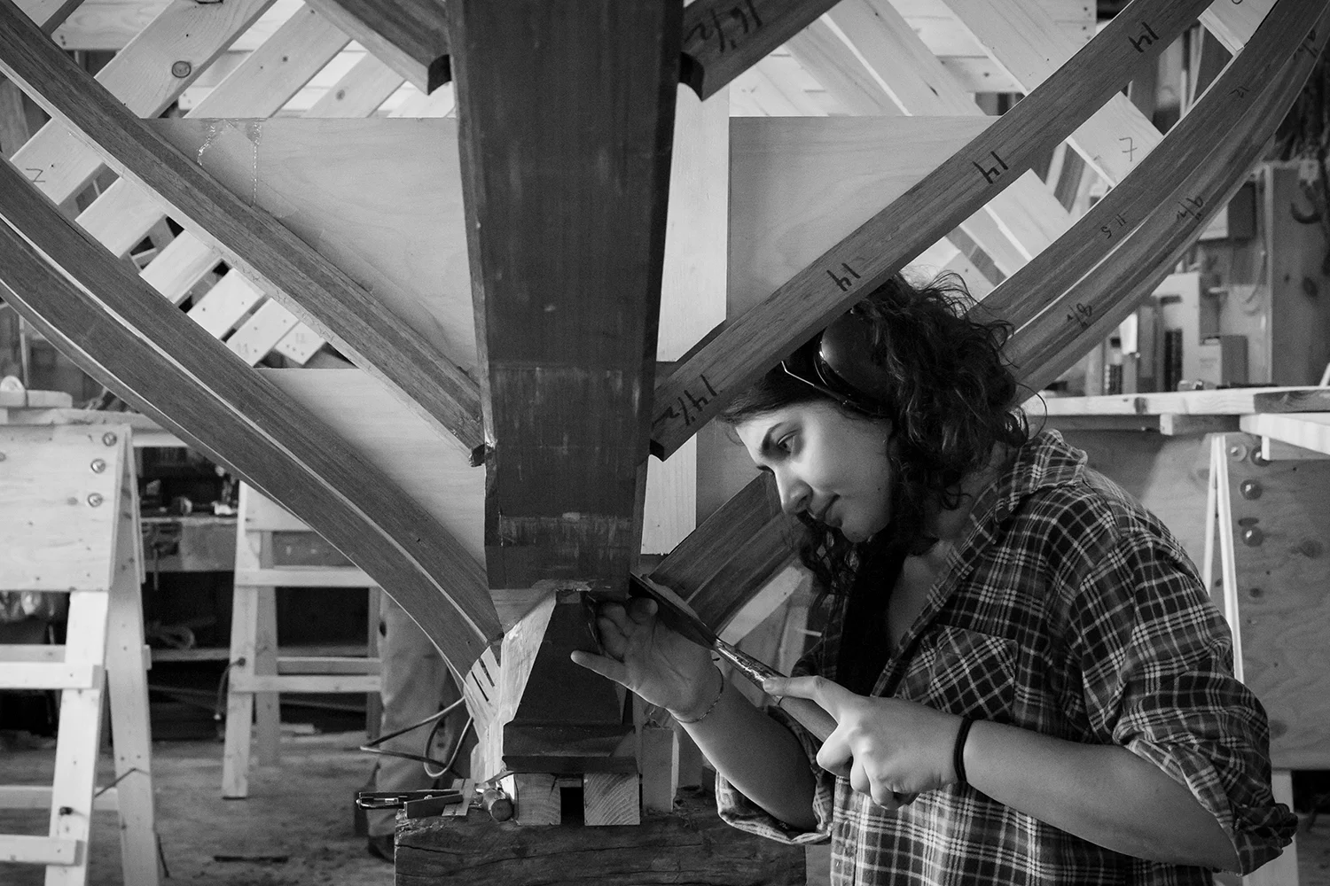 putting the stern, keel, sternpost together. Week 19