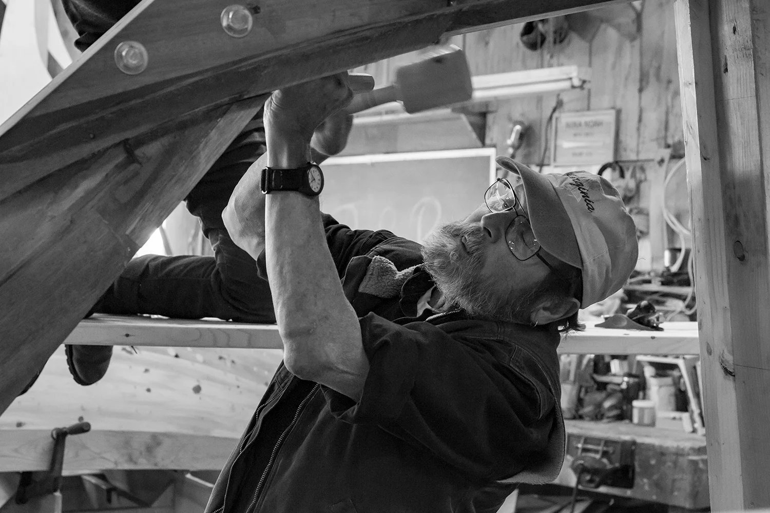 putting the stern, keel, sternpost together. Week 19