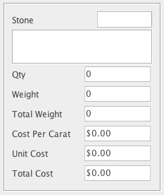 Example BoM control based on core attributes for managing diamonds.
