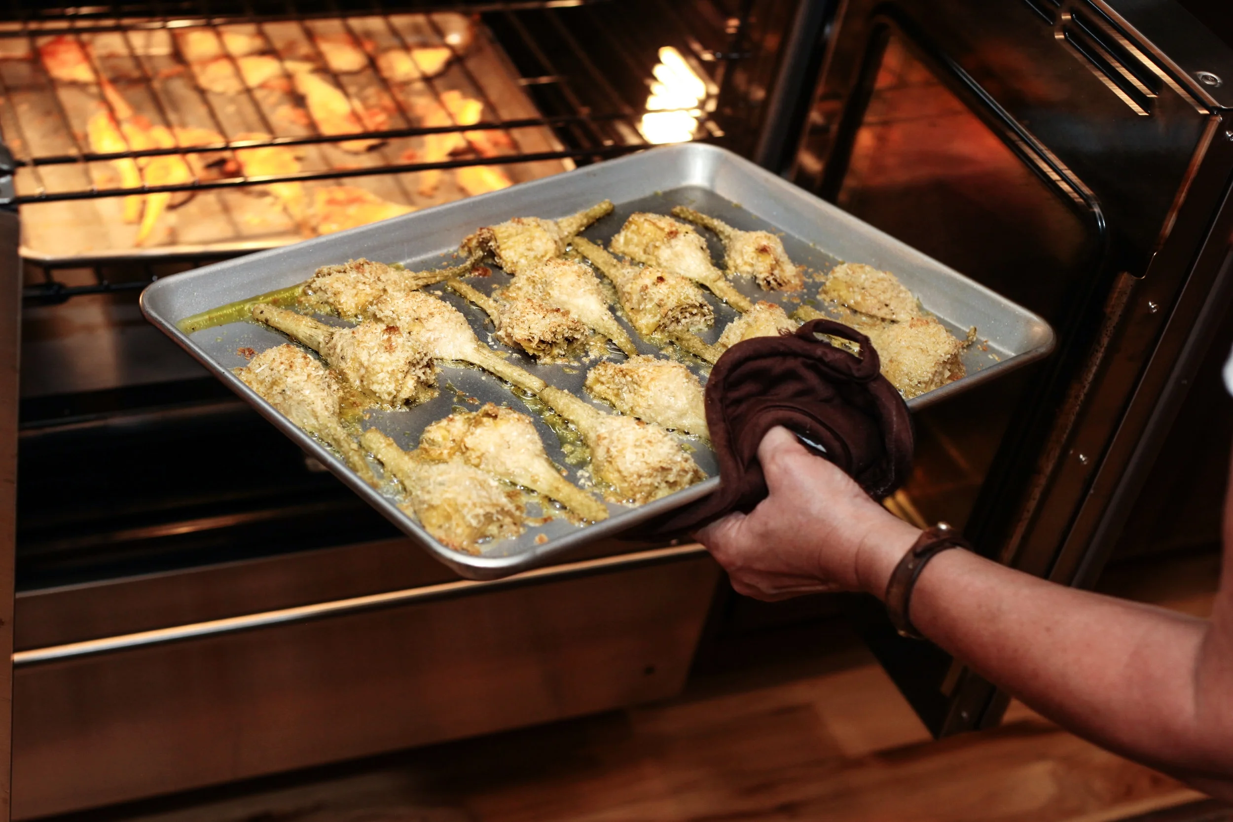 Roman Baked Artichokes