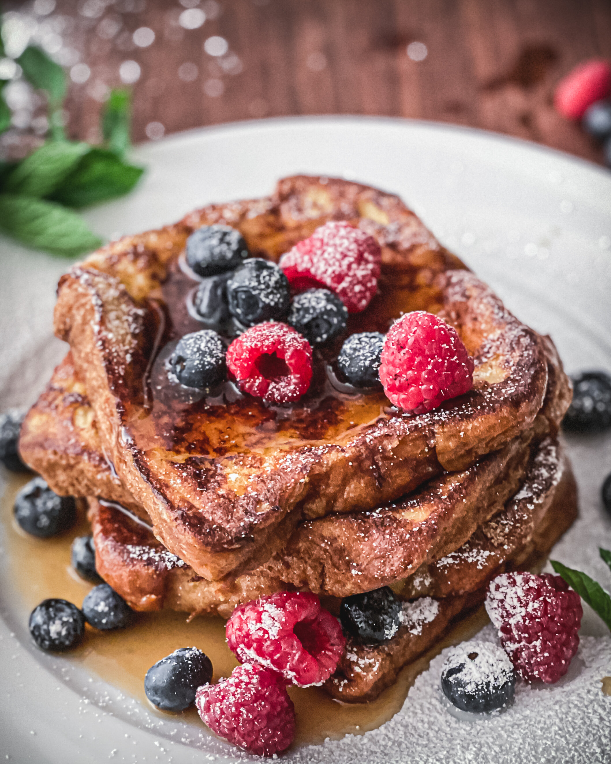 Brioche French Toast & Toppings Bar