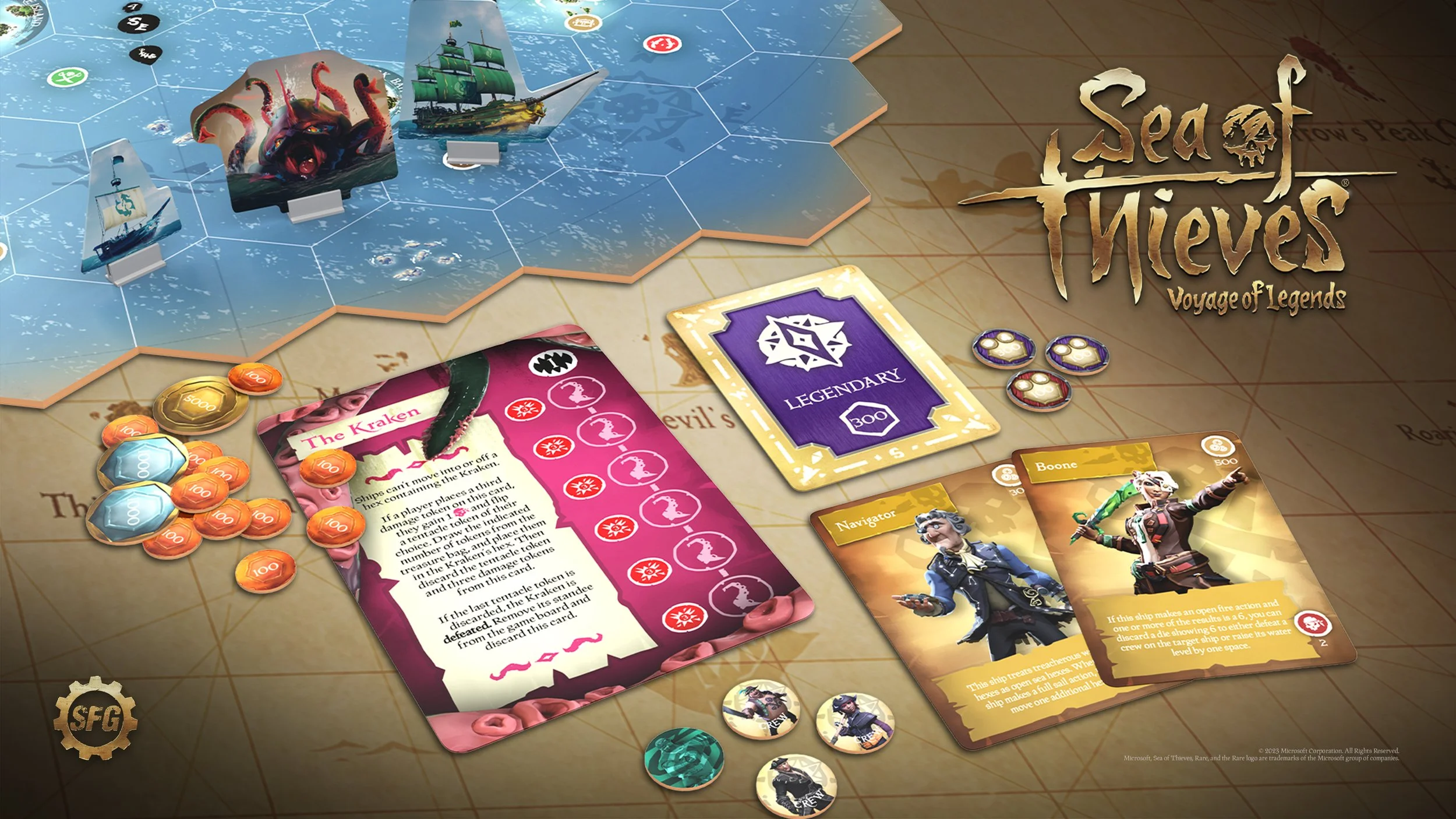 Steamforged Games Announce First Ever Sea of Thieves Board Game
