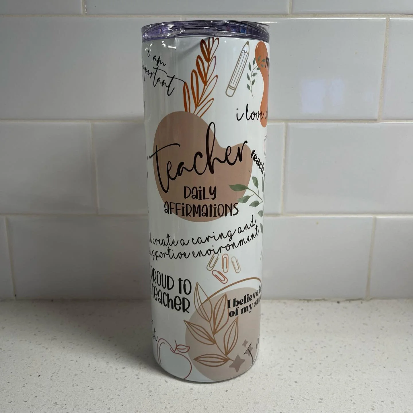 Custom tumbler 20oz
.
#customtumbler #20ozskinnytumbler #skinnytumblers #skinnytumblersale #skinnytumblerspersonalizado #teacher #teachergifts #teachersofinstagram #teacherlife #teachergram #nurseselfie #nurse #craftyhomeshop #smallbusinessowner #sma