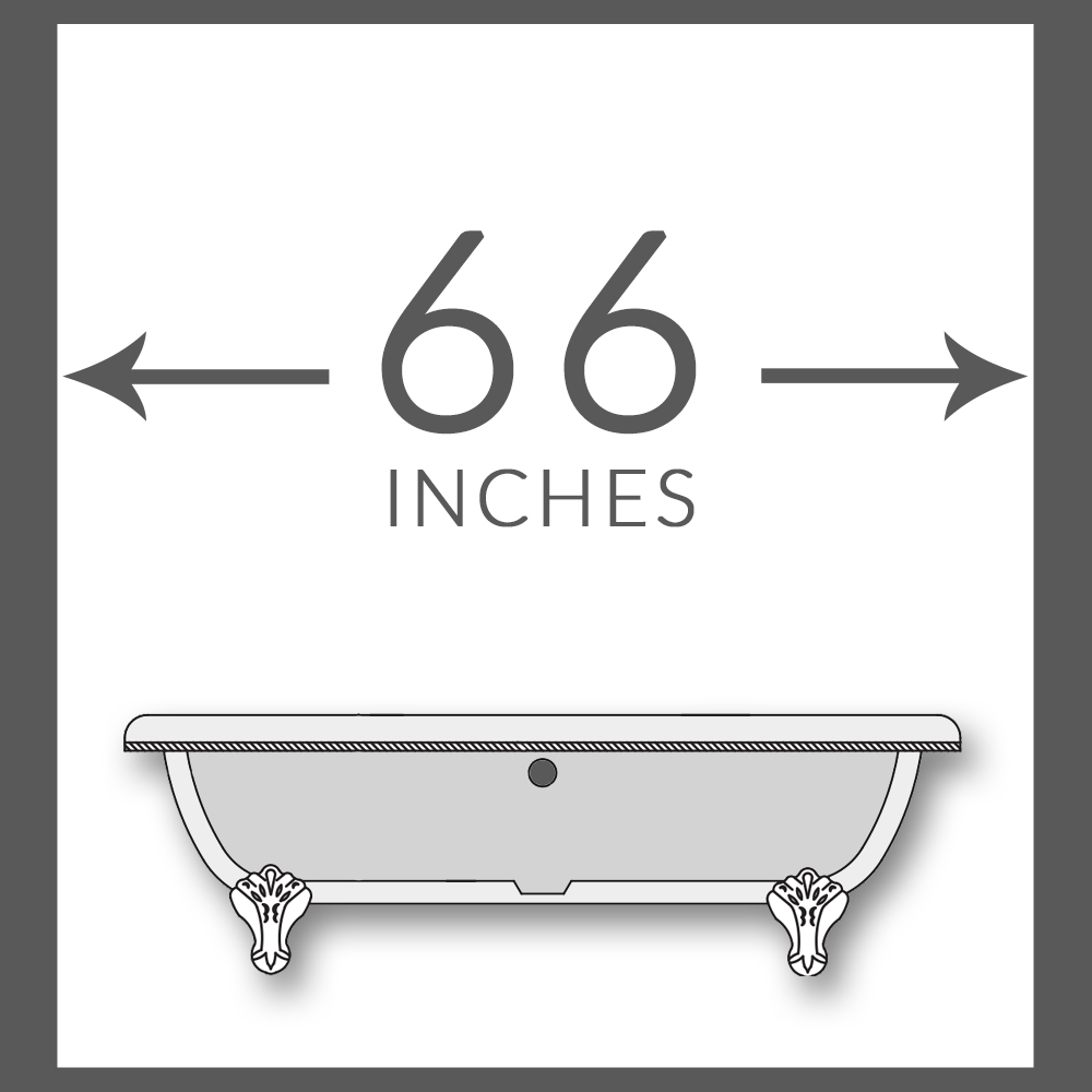 60" Tubs for 66" Spaces