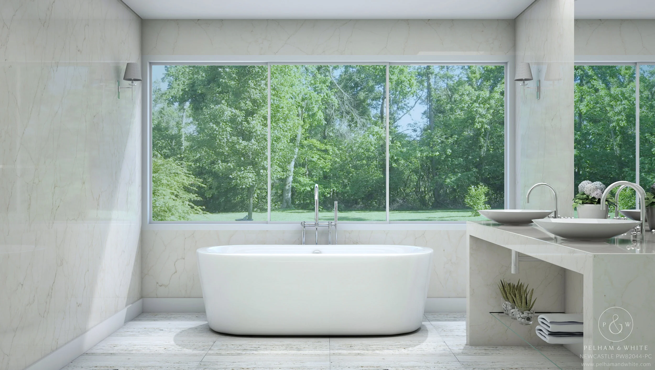 Newcastle 67" Freestanding Tub