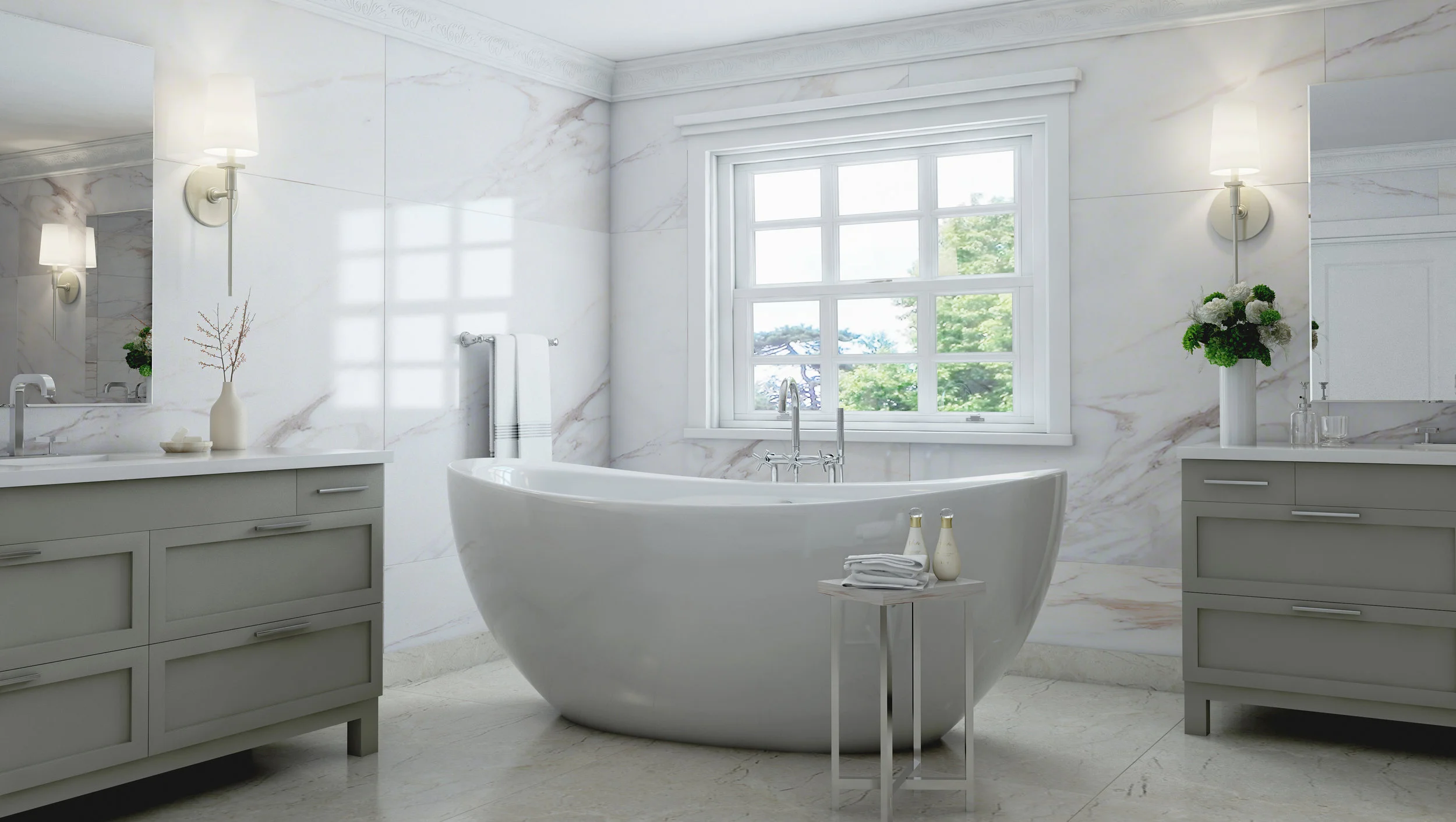 A Relaxing Spa-Like Bathroom for Your Home