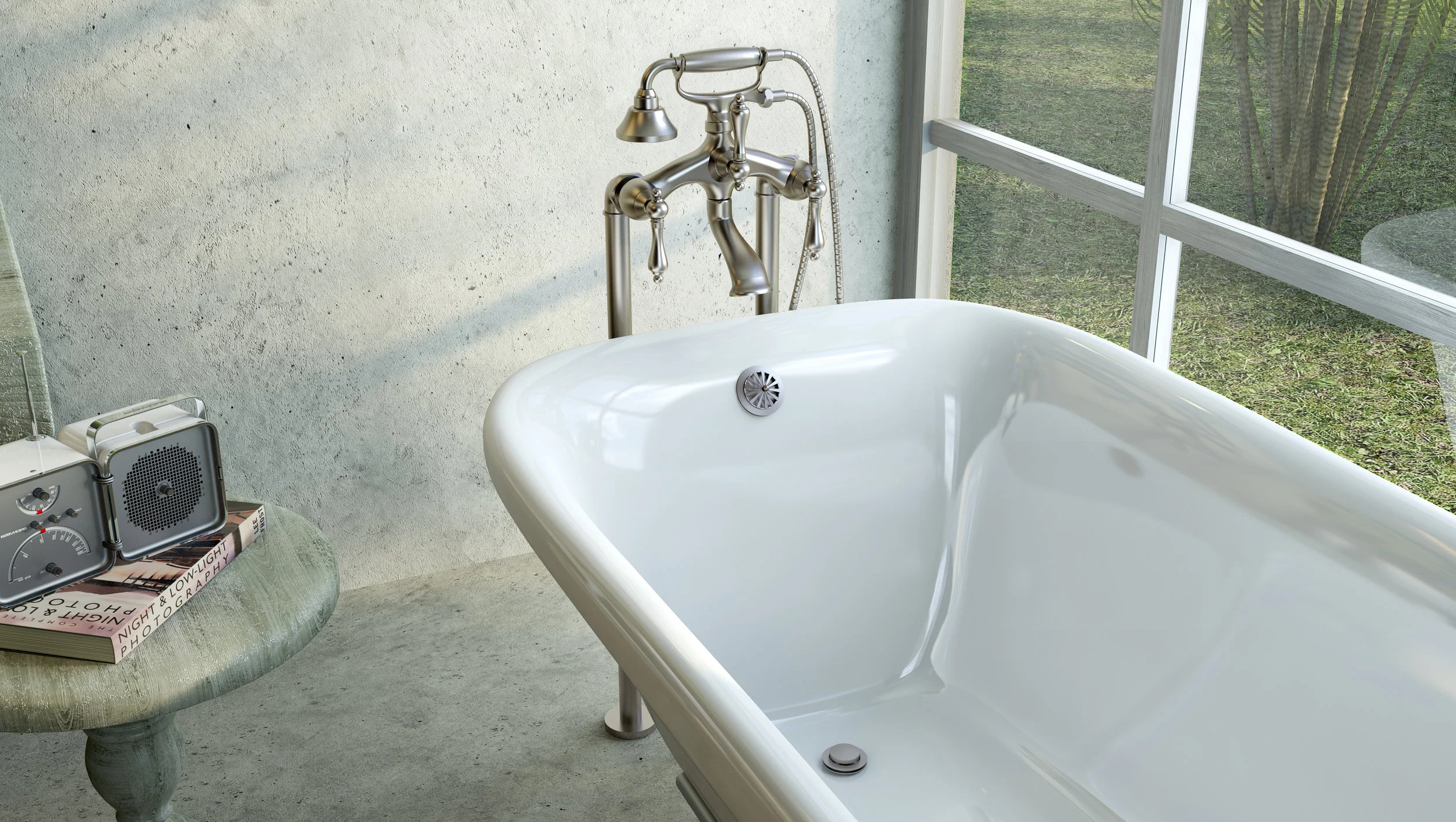 The Unencumbered Elegance of Acrylic Vintage Tubs
