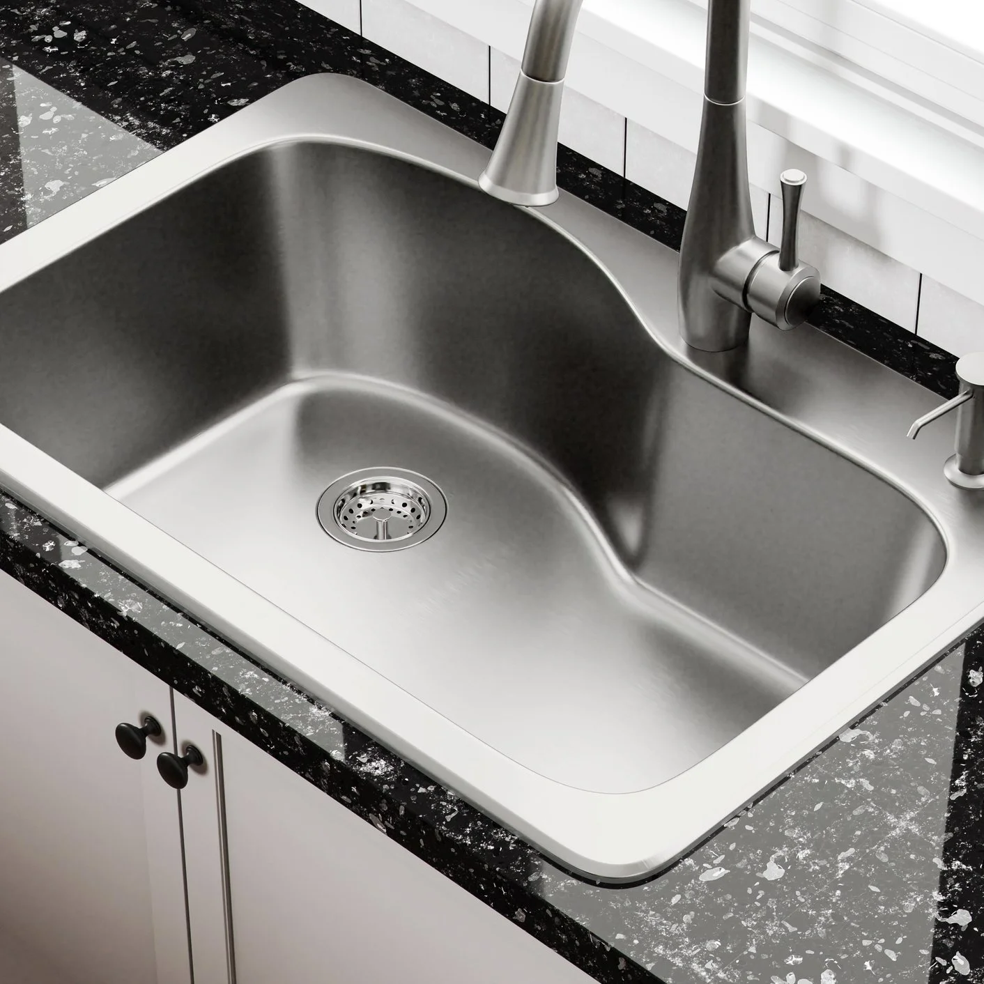 Belmar PWS903-A - 33” Drop-In/Undermount 18-Gauge Stainless Steel ...