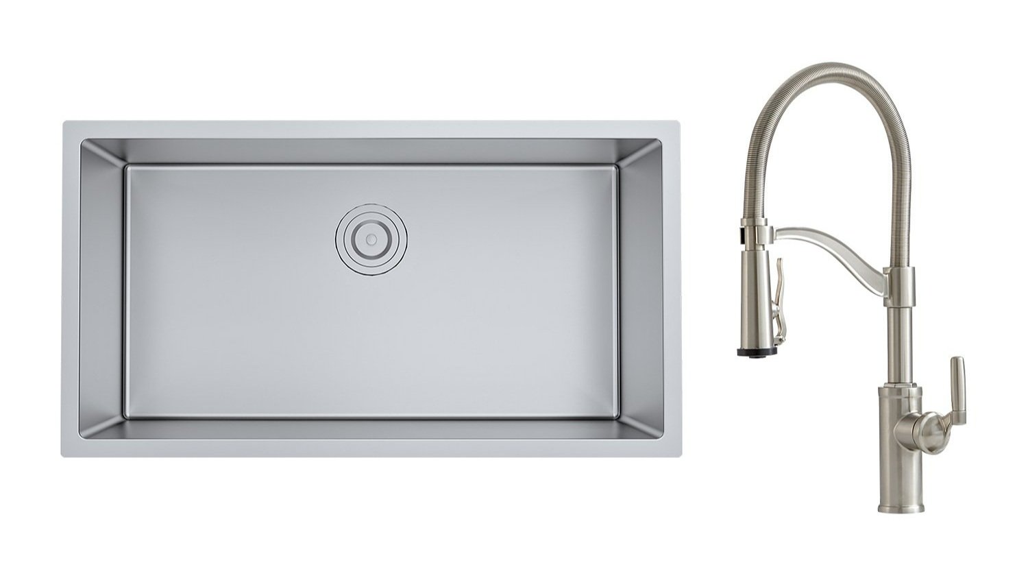 Bryn PWS131 - 33” Stainless Steel 16-Gauge Undermount Bryn PWS131 - 33” Stainless Steel 16-Gauge Undermount
