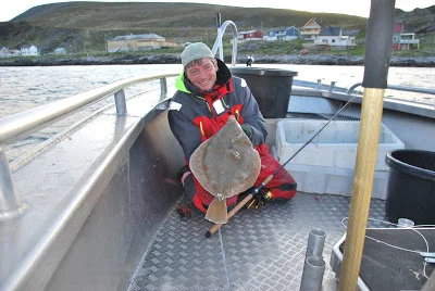 Seks rødspætter over to kg!