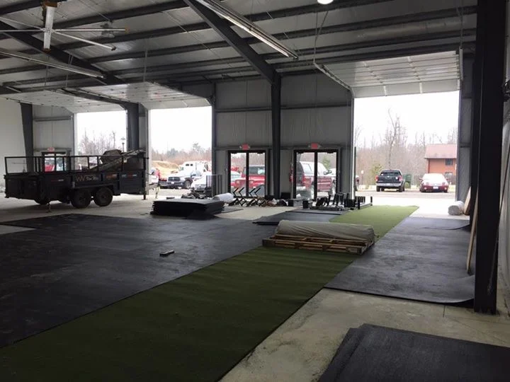 View from back of box. Large bay doors will be great for hot days and BBQ's!