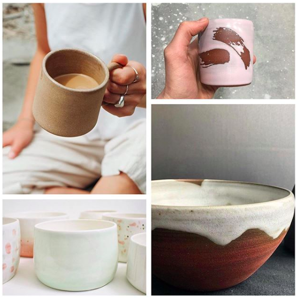 CLOCKWISE L TO R: PINTO PROJECTS, NOT BAD., KAY CERAMIC AND DESIGN, TAV STUDIO
