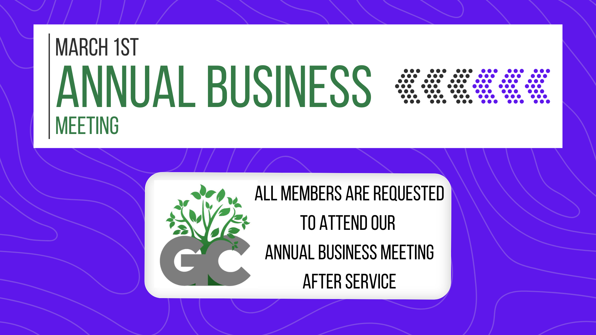 Annual Business Meeting